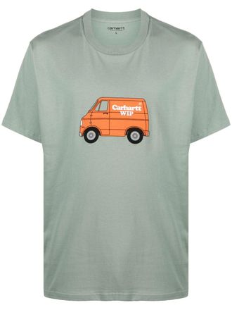 Carhartt Work in Progress Mystery Machine cotton T-shirt - men - Organic Cotton - L - Green