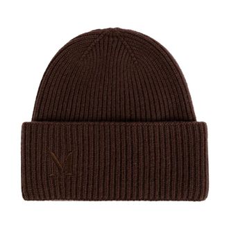 Max Mara Retina Kasjmier Muts - Dames - Hoeden - Bruin - ONE Size - Kasjmier - Accessoires