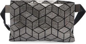Patrizia Luca Glitter Geo Belt Bag in Silver Glitter at Nordstrom Rack