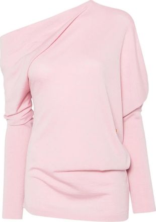 Moschino Top asimmetrico - Rosa