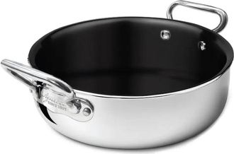 Pentole Agnelli Agnelli Tegame-rondo Aluinox 2ply Antiaderente Con 2 Manici D 28 Cm