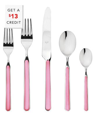 Mepra 5Pc Flatware Set With $13 Credit