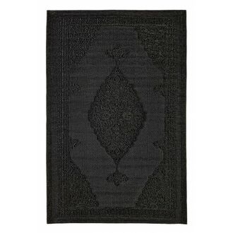 BIZZOTTO Bizzotto - Alfombra Delbar Negra 150x210 Cod.0607653