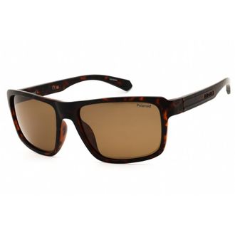 Polaroid Brown Square Mens Sunglasses PLD 2158/S 0HGC/SP 58