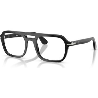 Persol 54mm Square optical glasses in Black at Nordstrom