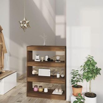 vidaXL Vidaxl - Libreria/Divisorio Rovere Marrone 80x30x103cm Legno Multistrato