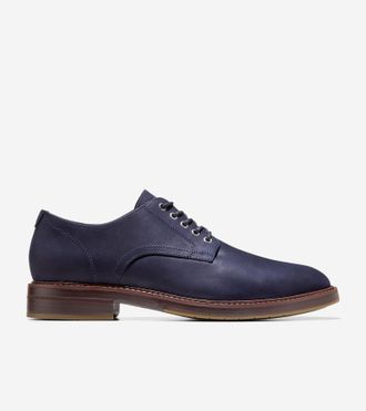 Cole Haan Mens Judson Grand Plain Toe Oxfords - Blue Size 10.5