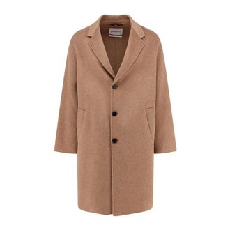 Amaranto Abrigo de un solo pecho - Coats - Hombre - Beige - 2XL