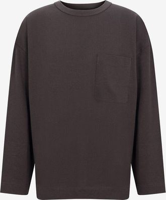 Christophe Lemaire Langarm-T-Shirt mit Brusttasche