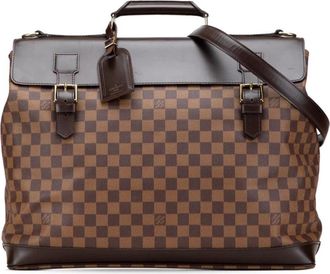 Louis Vuitton Pre-owned Weekend Bags, female, Brown, Size: ONE SIZE Pre-owned Checkered Satchel Bag