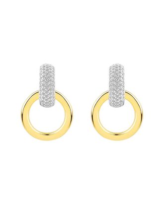 Gabi Rielle 14K Over Silver Cz Stackable Earring