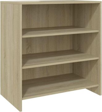 vidaXL Vidaxl - Aparador De Madera Contrachapada Roble Sonoma 70x40,5x75 Cm
