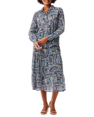 Nic+Zoe Nic+Zoe Mosaic Mix Crinkle Shirt