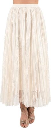 Origami Jewellery Samantha Tulle Maxi Skirt In White