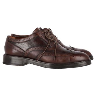 Burberry Burberry Veterschoenen met Wingtip in Bruin Leer