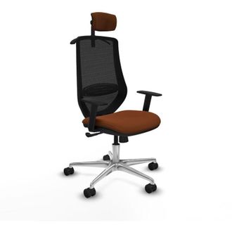 Piqueras y Crespo Piqueras Y Crespo Mardos Silla De Oficina Marr&oacute;n Negro