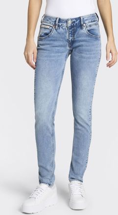 Herrlicher Slim-fit-Jeans HERRLICHER Touch Slim Denim, Damen, Gr. 29, L&auml;nge 32, after rain, Denim/Jeans, Obermaterial: 78% Baumwolle, 19% Polyester, 3% Elasthan,