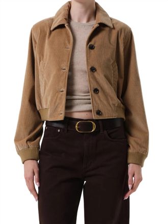 Citizens Of Humanity Womens Lola Eve Bomber Jacket In Amber