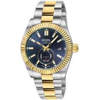 Gevril Group West Village Automatic Blue Dial Mens Watch 48984B