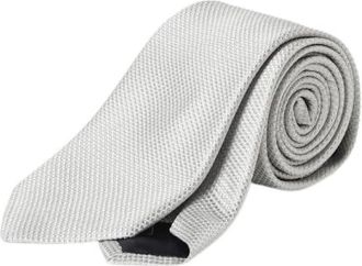 Tagliatore Elegante Zijden Stropdassen - Heren - Stropdassen - Wit - ONE Size - Accessoires