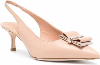 Ferragamo Womens Willis 70Mm Pumps In Beige/khaki