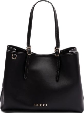 Gucci Medium shopper met GG-logo - Zwart