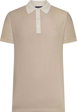 Fay Cotton Piquet Polo Shirt