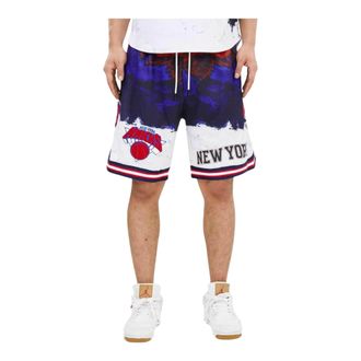 Pro Standard Pro Standard New York Knicks Pro Team Shorts in Red/White/Blue Dip Dye Men