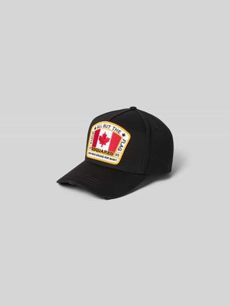 Dsquared2 Base Cap mit Logo-Patch in Black, Gr&ouml;&szlig;e 1