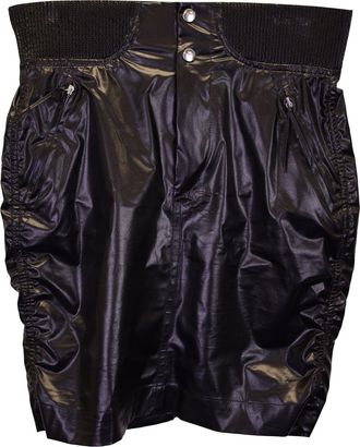 Isabel Marant Amel Mini Skirt in Black Silk