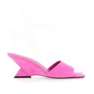 The Attico Cheope Sandalo - Dames - Muiltjes - Roze - 36 EU - Leer - Schoenen