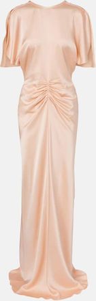 Victoria Beckham Abito lungo Isabella in raso