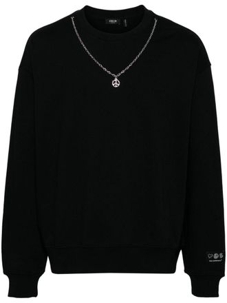 Five CM chain detail sweatshirt - men - Cotton - M - Black