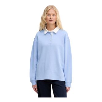 GANT Rugger Sweatshirt - Dames - Polos - Blauw - XS - Katoen - Tops