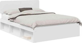 vidaXL Estructura De Cama 150 X 200 Cm Madera De Pino Macizo Vidaxl