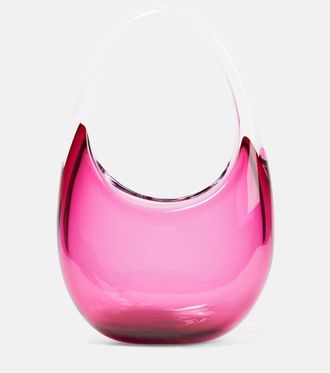 Coperni Swipe Mini glass shoulder bag
