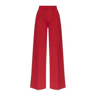 Max Mara Wide Trousers, female, Red, Size: 2XS Taverna Trousers