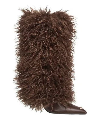 True Religion Carter Faux Fur Boot in Chocolate at Nordstrom, Size 8