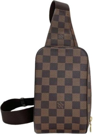 Louis Vuitton Pre-owned Cross Body Bags, female, Brown, Size: ONE SIZE Pre-owned Damier Canvas Sling Bag