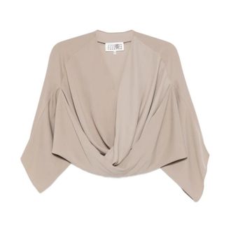 Maison Margiela Donna, Camicette, Beige, S, new