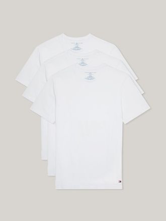 Tommy Hilfiger Mens Cotton Classics Undershirt 3-Pack - White - S