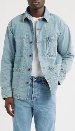Imperfects Cunningham Primo Denim Coat in Blue Wash at Nordstrom, Size Xx-Large
