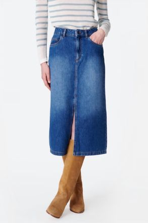 Vanessa Bruno Batista Jean Skirt In Royal