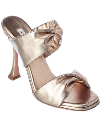 Aquazzura Twist 95 Leather Sandal