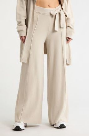 NYDJ Pintuck Knit Wide Leg Pants in Shadow Rock at Nordstrom Rack, Size X-Large