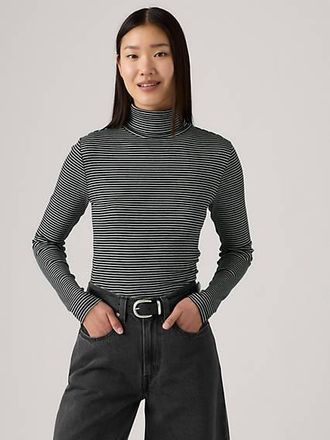 Levi's Dreamy Turtleneck Top - Womens - XS - Black