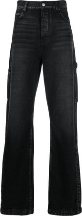 Amiri Stack Workman straight-leg jeans - men - Cotton - 28 - Black
