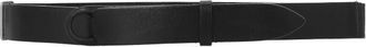 Orciani Smooth Leather Nobuckle Belt With Sliding Ring Design
