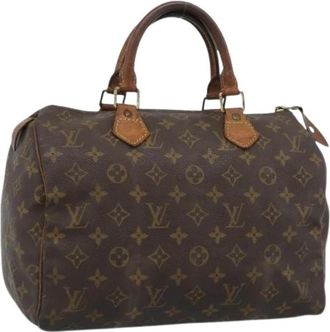 Louis Vuitton Pre-owned Speedy 30 Hand Bag - Dames - Vintage Handtas - Bruin - ONE Size - Leer - Vintage
