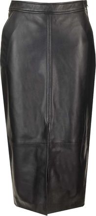 Arma Leather Pencil Skirt